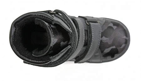 Ботинки ортопедические детские утепленные Ортомода 21189-Х-104 серые с высоким берцем фото 5