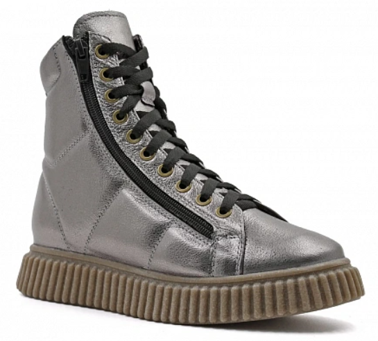 Ботинки детские ортопедические сложные на утепленной подкладке Ортомода 43071-ХТ-931 ДЦП серые фото 1