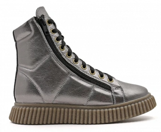 Ботинки детские ортопедические сложные на утепленной подкладке Ортомода 43071-ХТ-931 ДЦП серые фото 7