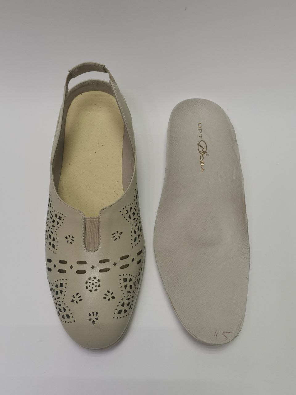 Босоножки женские цв.бежевый 8268 фото 7