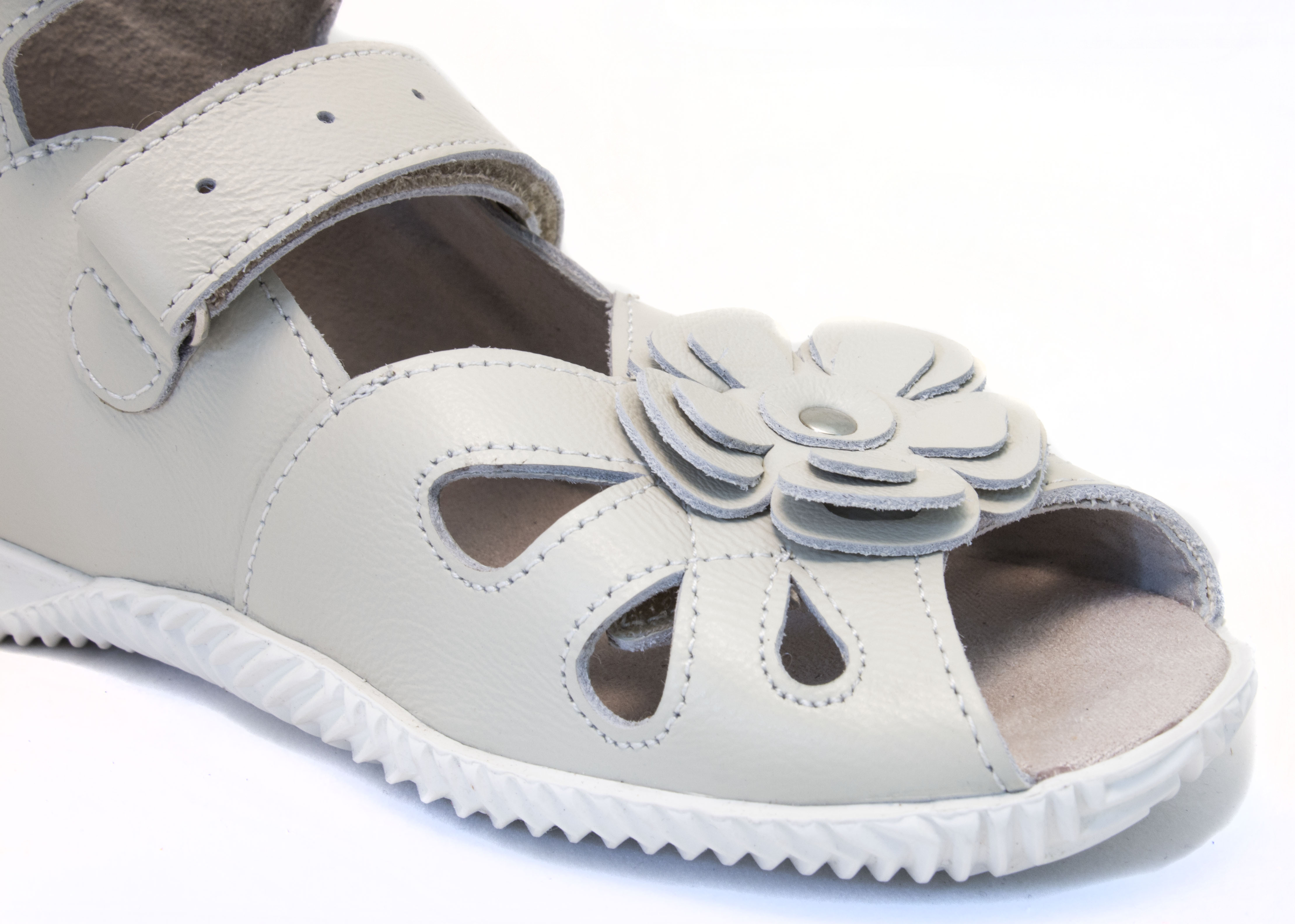 Сандалии ортопедические детские с открытым носом Орфея Б4-153-056-000-1 кожаные с 3D стелькой фото 1