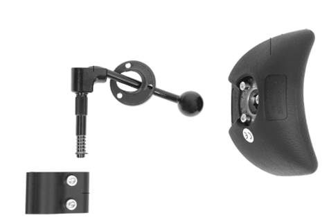 Средняя боковая поддержка (левая) к коляске Авангард фото 1