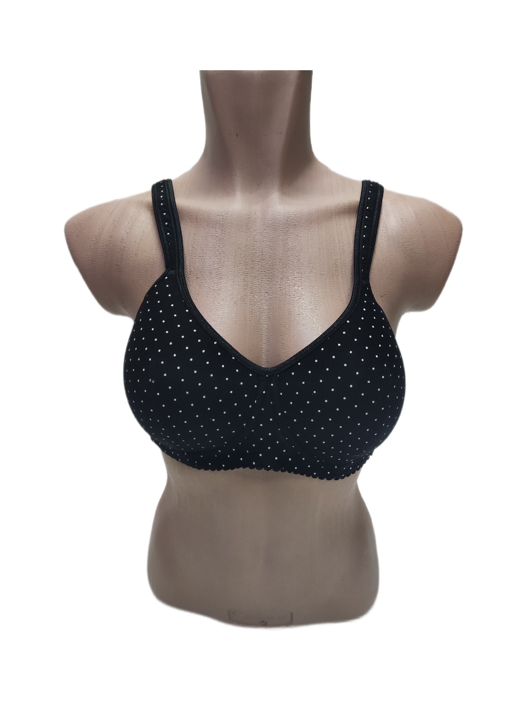 Бюстгальтер после мастэктомии Черный с белыми точками ЛФ0907-1 П01 фото 3