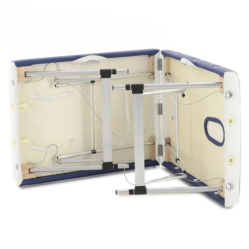 Массажный стол складной Med-mos JFAL01A (2-х секционный) алюминиевая рама, двуцветный, ложе 185х70 фото 13