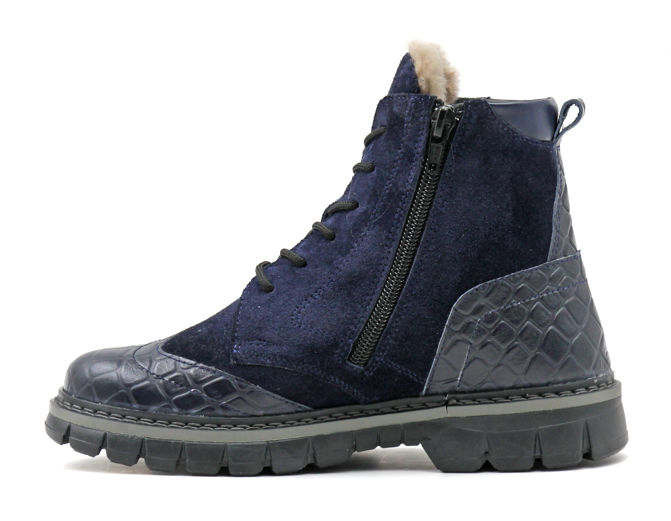 Ботинки зимние цв. синий 2300-В-ХТ-227 фото 4