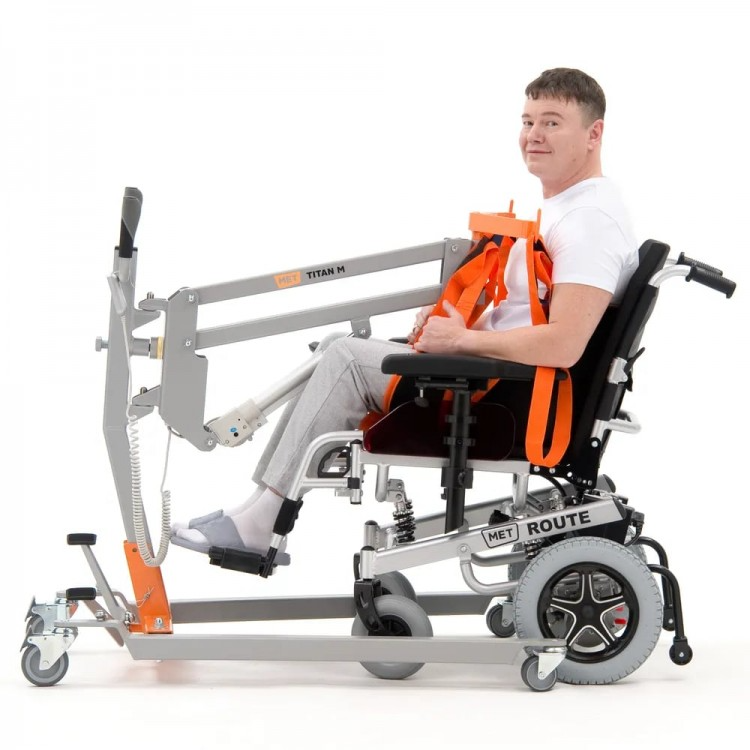 Подъемник для инвалидов напольный на колесах MET TITAN M Комплект 01 фото 4