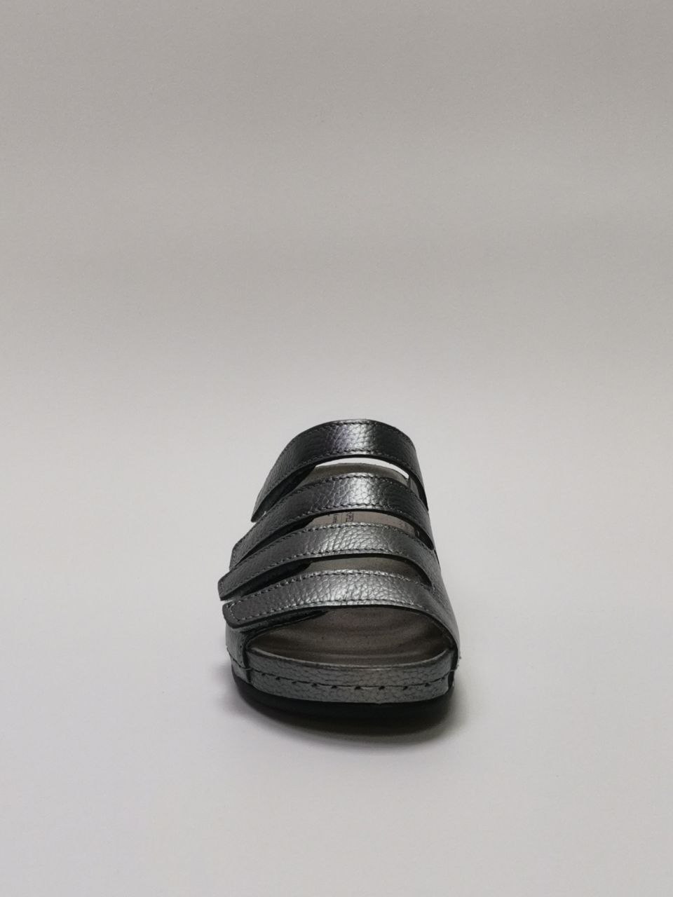 Туфли женские ортопедические Luomma LM-703.048 цвет никель (серый)  фото 4