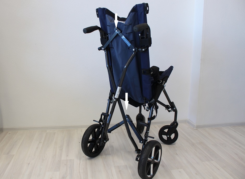 Как сложить коляску-трость Corzino Как сложить коляску-трость Corzino